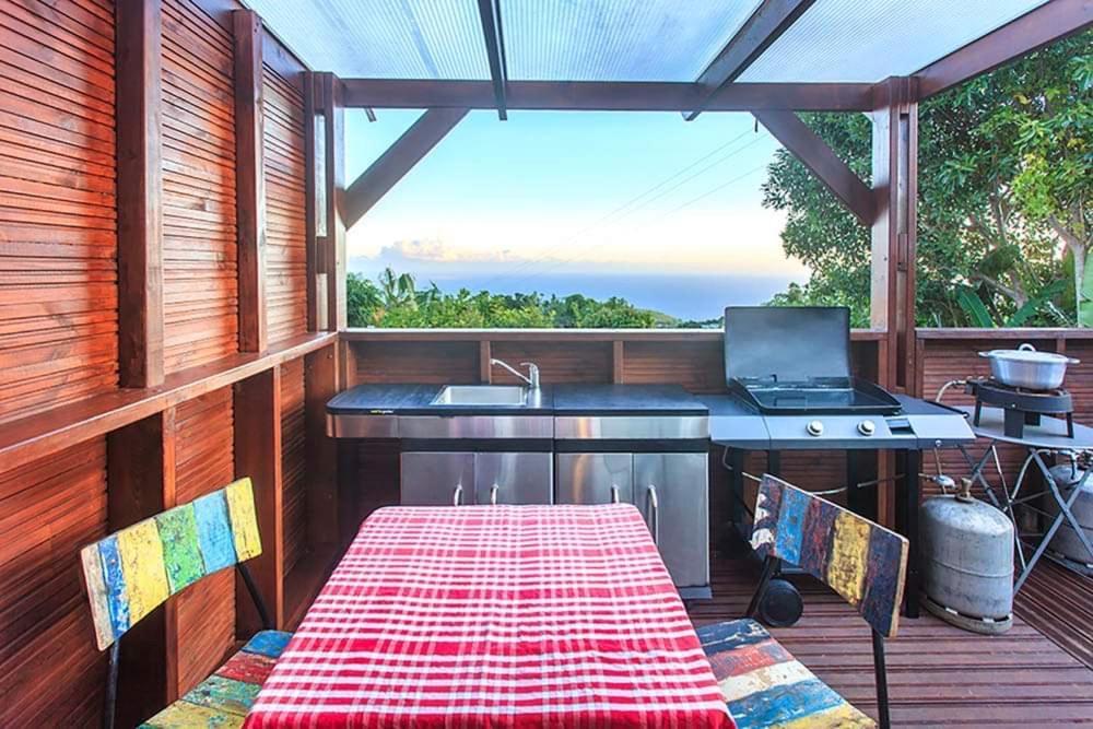 L'Escapade Creole Jacuzzi Privatif Bungalow Bananier Сен-Жозеф Экстерьер фото